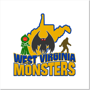 West Virginia Monsters Posters and Art